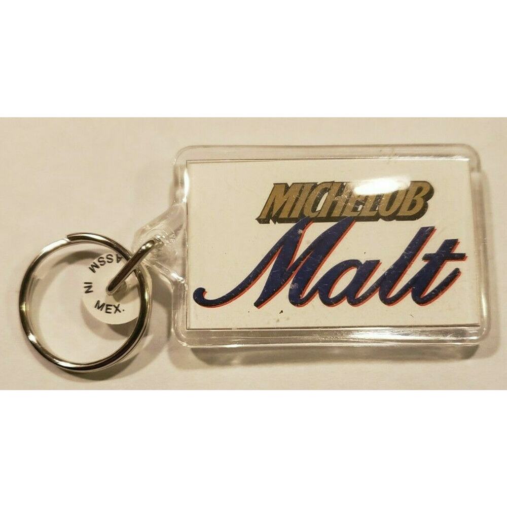 Vintage‎ Michelob Malt Keychain New